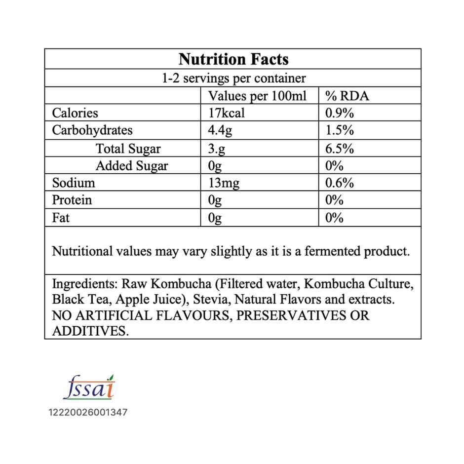 Kultur'D Kombucha Lychee Lemonade Kombucha