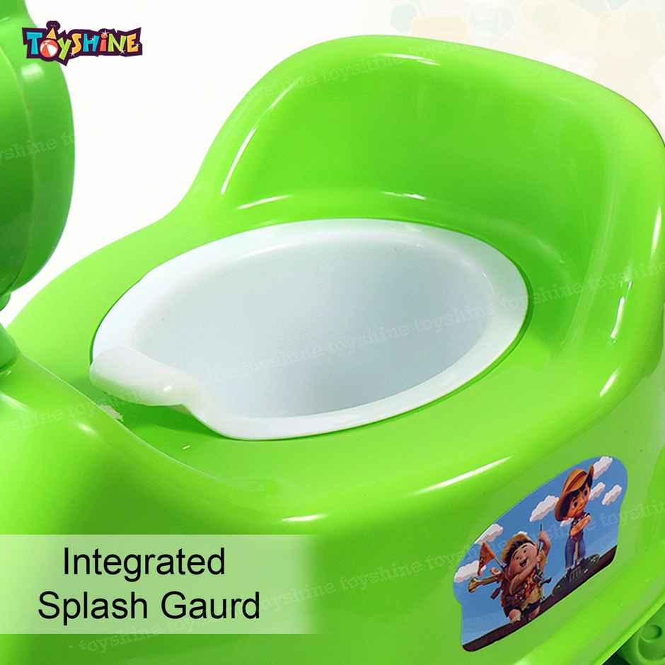 Toyshine 3-in-1 Rabbit Rider & Potty Chair, Potty Training Seat & Riding Scooter for Kids - Green