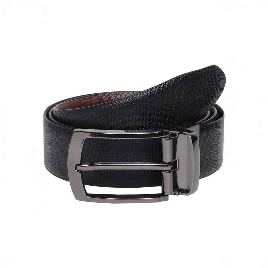 Teakwood Men's Leathers Belt | Black and Brown - 38 in