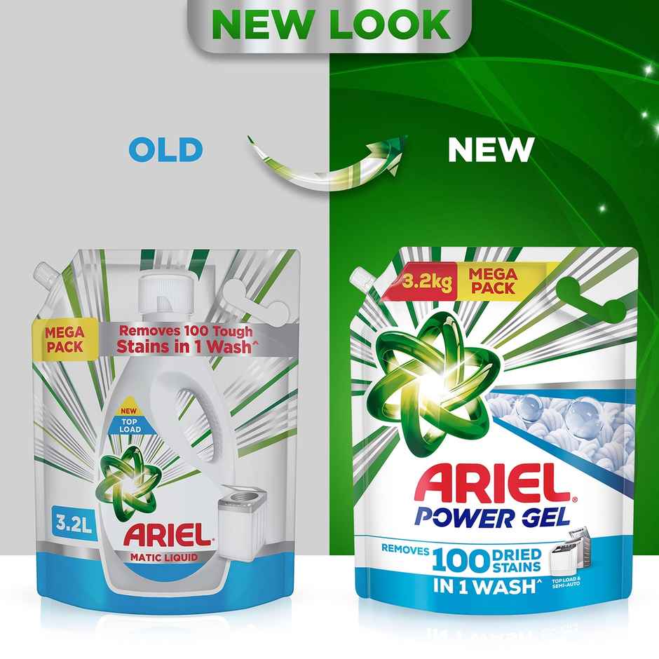 Ariel Power Gel Liquid Detergent for Top load washing machine