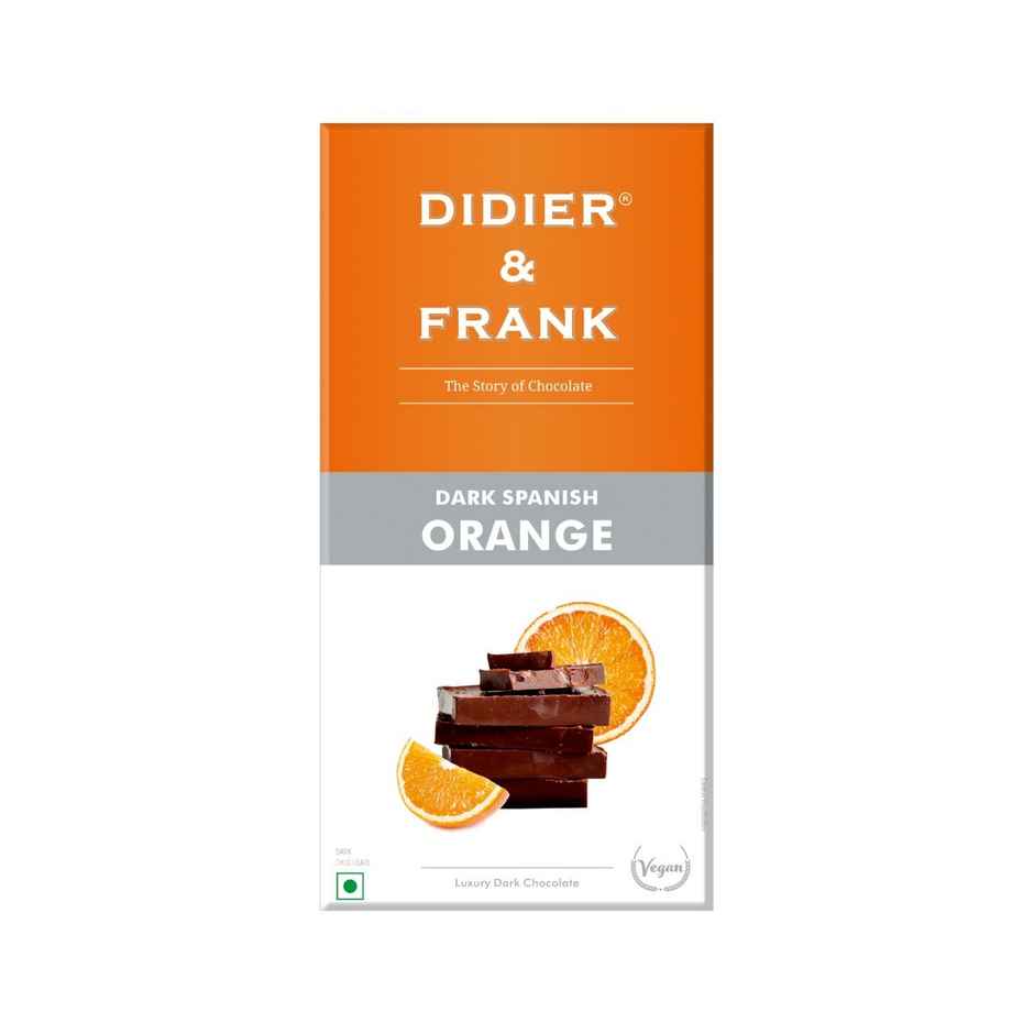 Didier & Frank Orange Dark Chocolate Bar