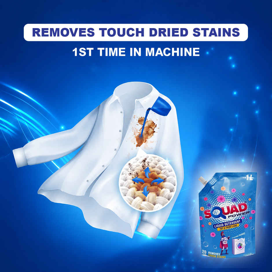 SQUAD Power Liquid Detergent 
