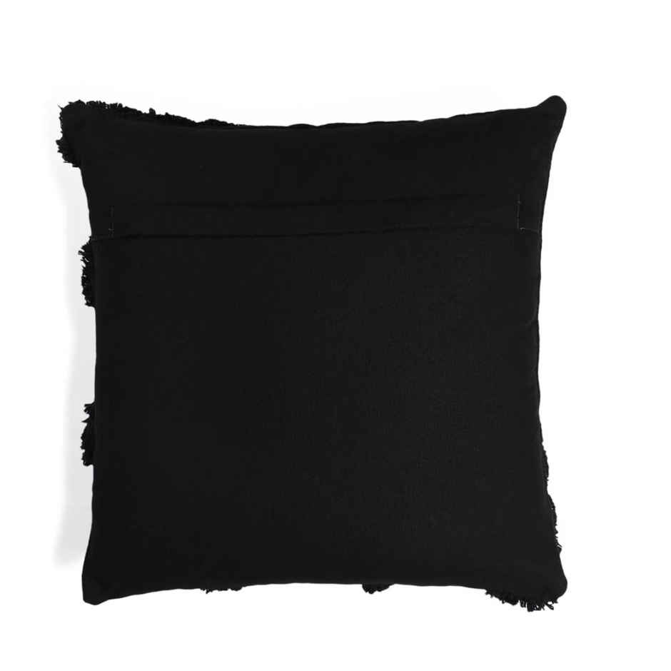 Sashaa World Cotton Cushion Cover | Black