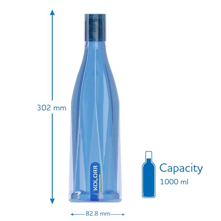 Kolorr Apollo Bottle 1L | Pack of 2 | Red & Blue great for sharing