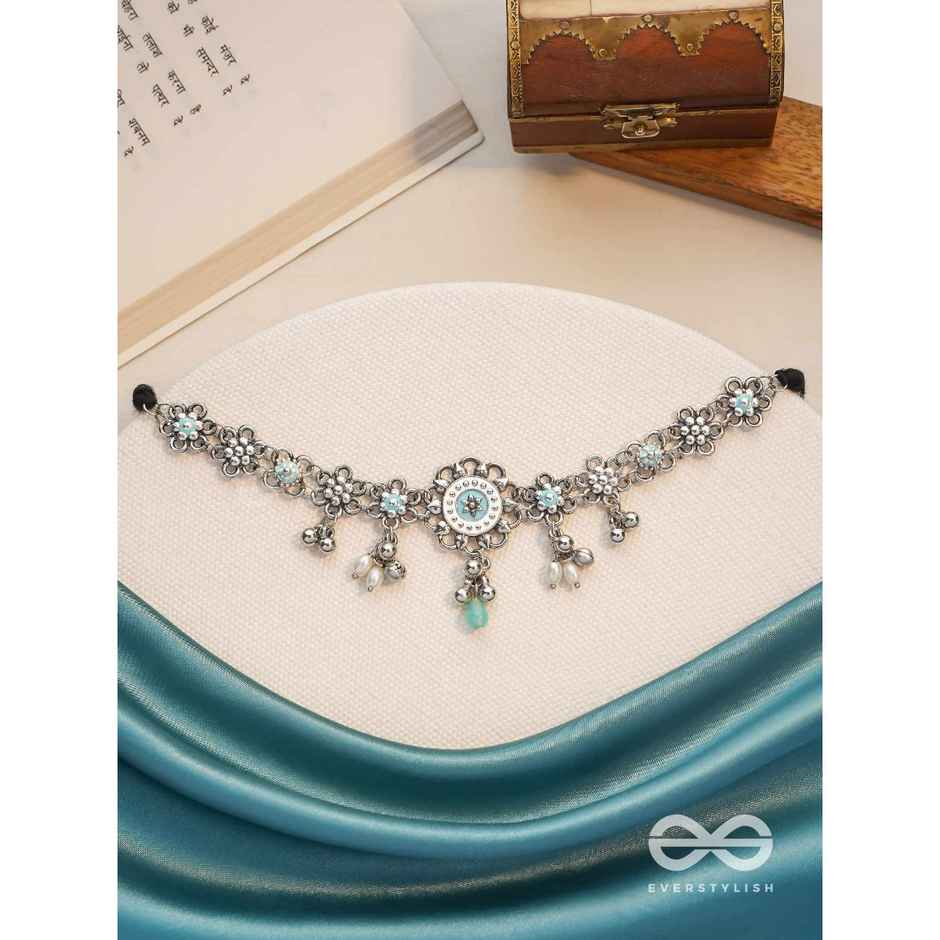 Everstylish The Sky Bouquet- Enamelled Oxidised Neckpiece