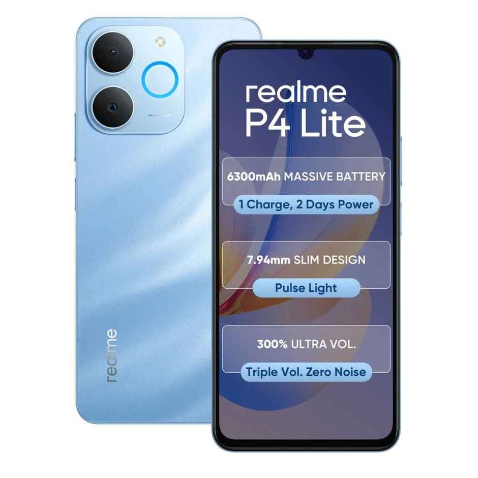 realme P4 Lite Sea Blue 4GB RAM 64GB Storage