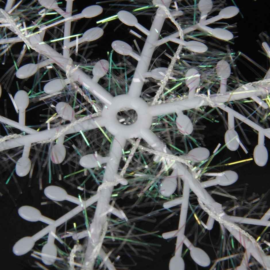 White Christmas Snowflakes for Tree & Home decore | 15 cm | Gullak