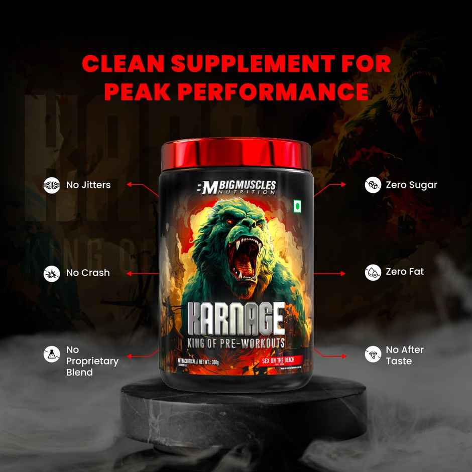Bigmuscles Nutrition Karnage Pre-Workout Sex On The Beach