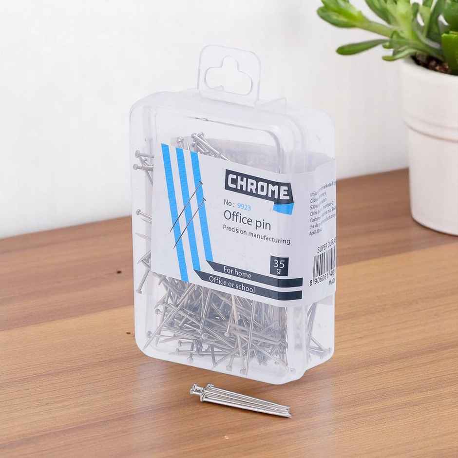 Chrome Paper Pins