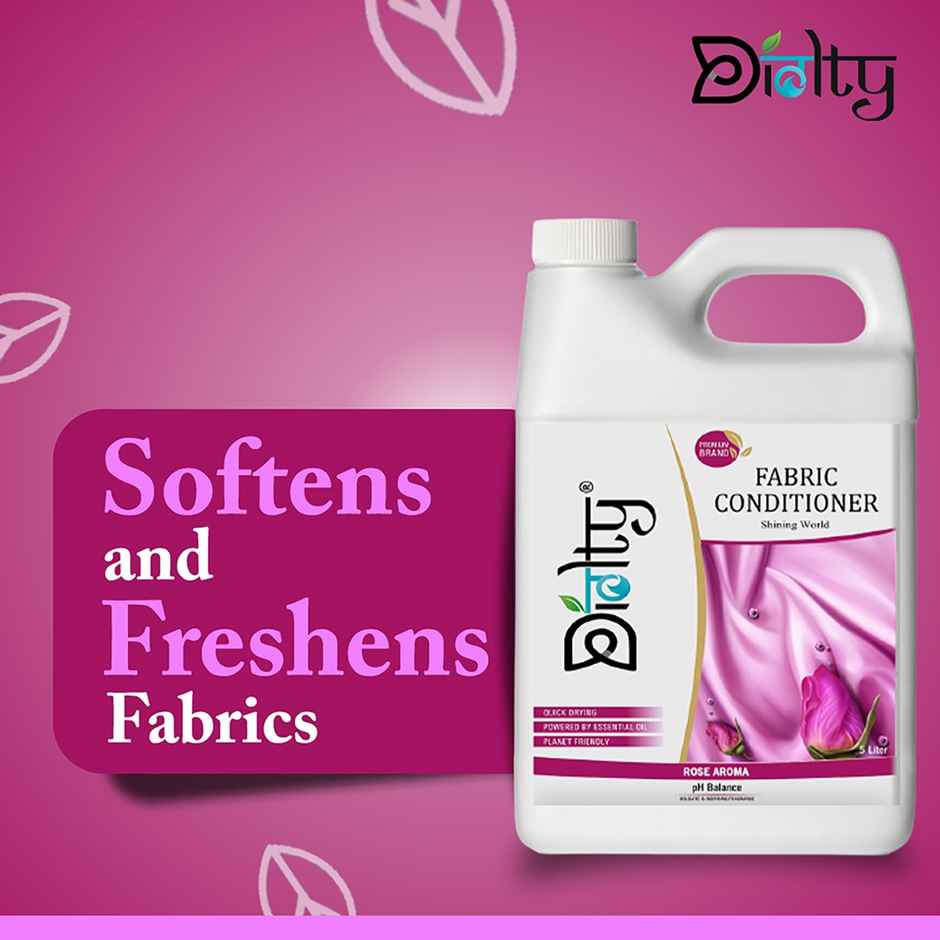 Diolty Rose After Wash Liquid Fabric Conditioner | Eco-Friendly & Biodegradable