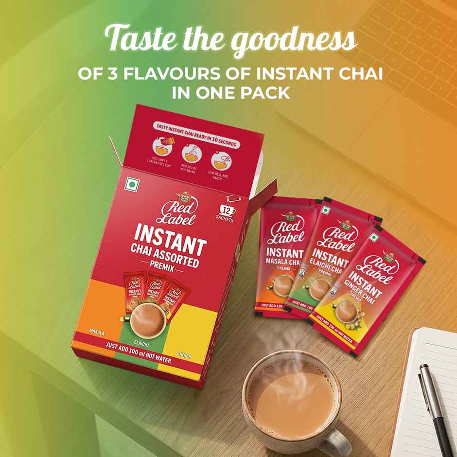 Red Label Instant Assorted Chai Premix