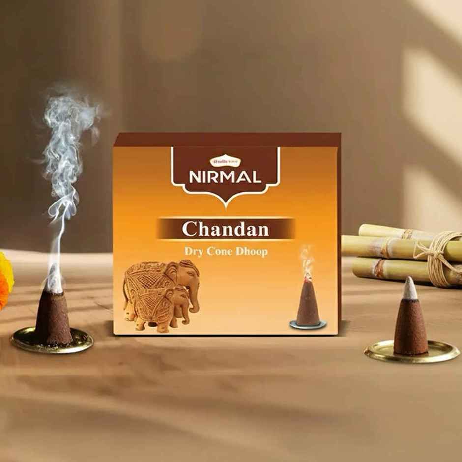 Nirmal Chandan Dry Cone Dhoop | Shubhkart