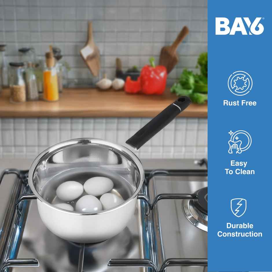 BAY6 Steel Saucepan - 1.5 L