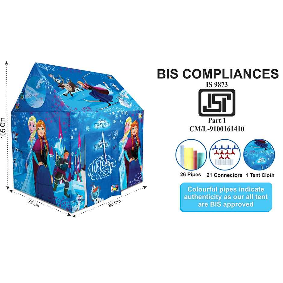 Itoys Led Play House Tent- Frozen(Colour May Vary)