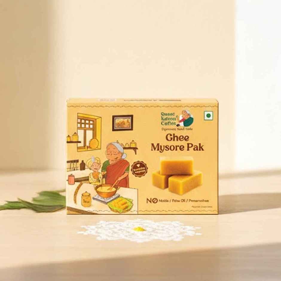 Sweet Karam Coffee Original Ghee Mysore Pak | No Preservatives