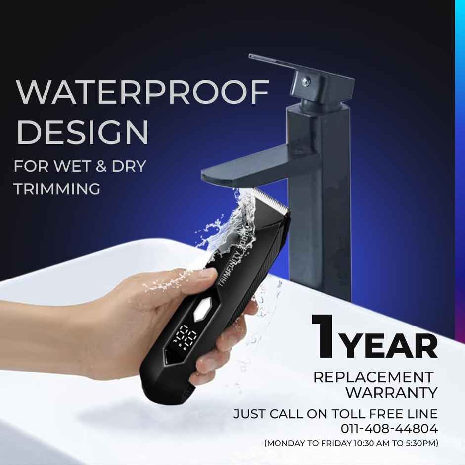 Urbangabru Trimfinity 7000 Body Trimmer | Waterproof, Ceramic Blades, Rechargeable