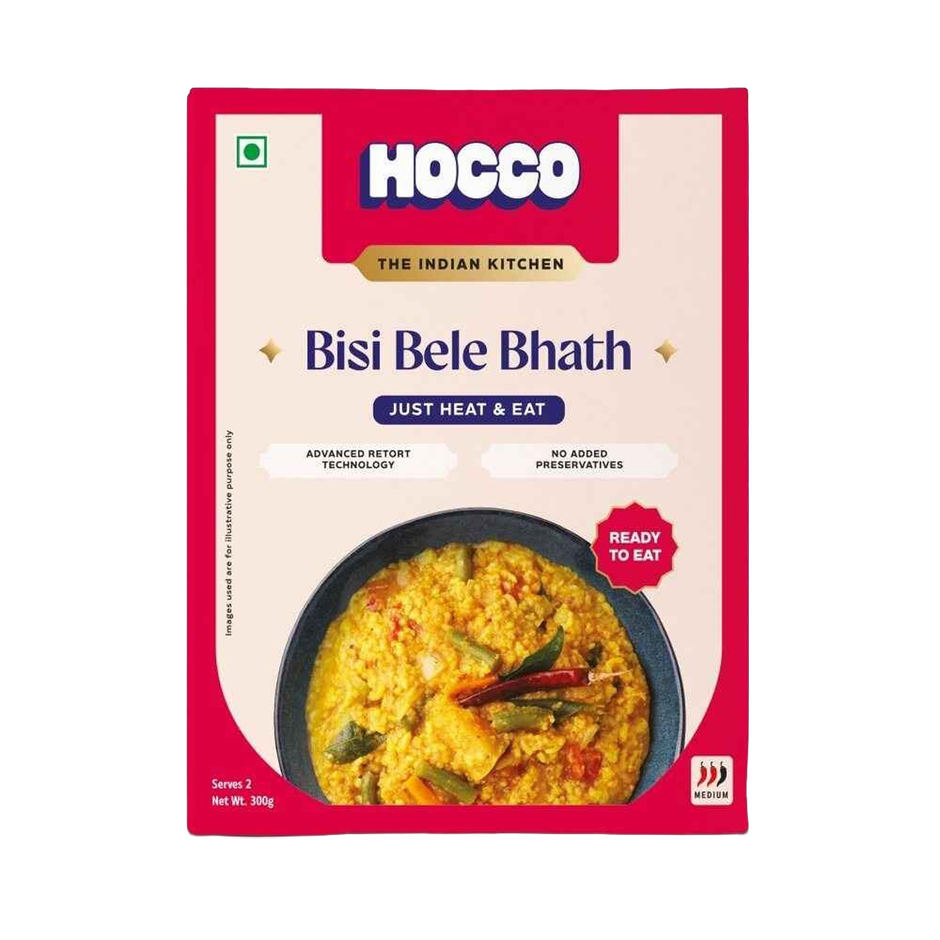 Hocco Bisi Bele Bath | Ready to Serve Meal