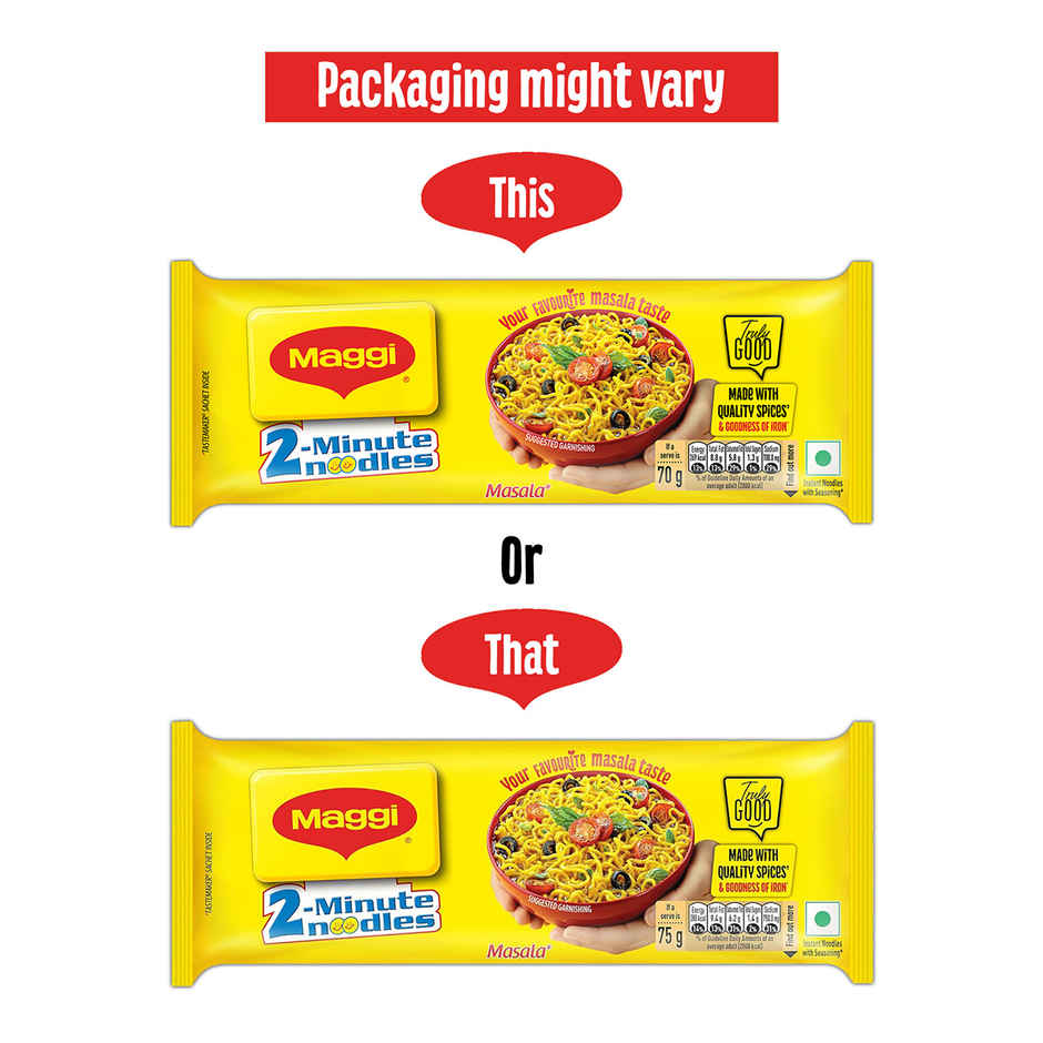 MAGGI 2-Minute Instant Noodles | Masala Noodles | Made With Quality Spices