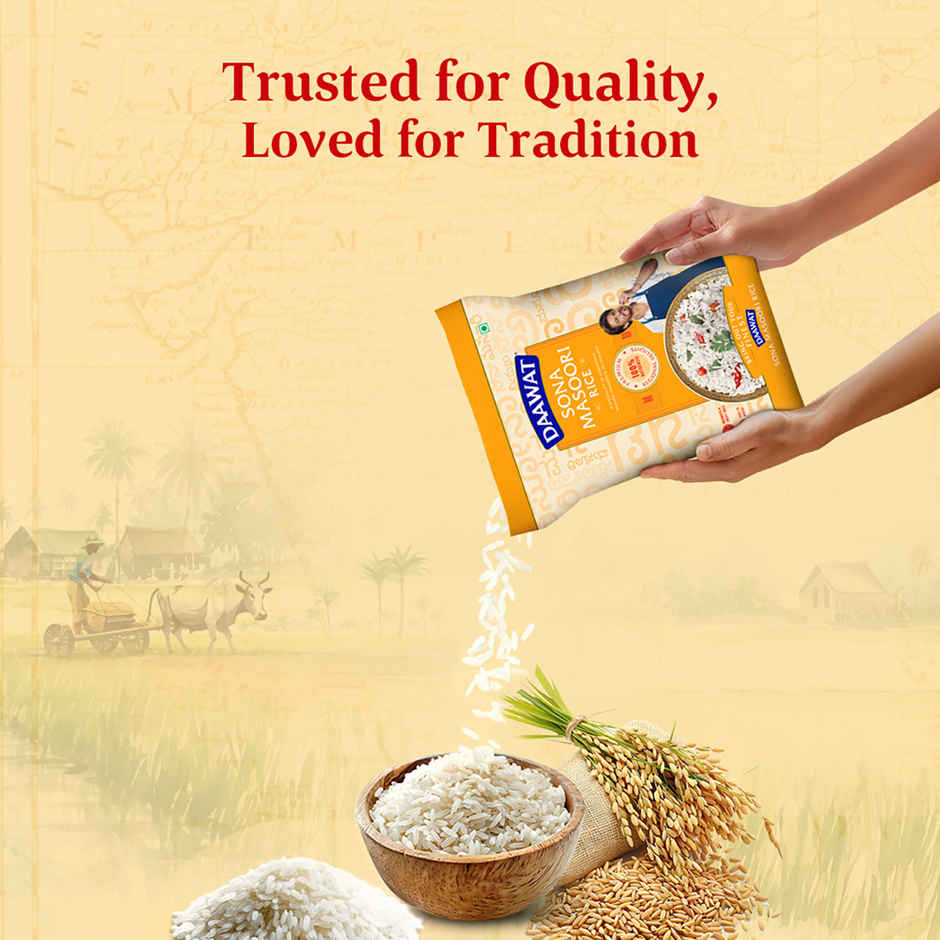 Daawat Sona Masuri Rice | Medium Grain