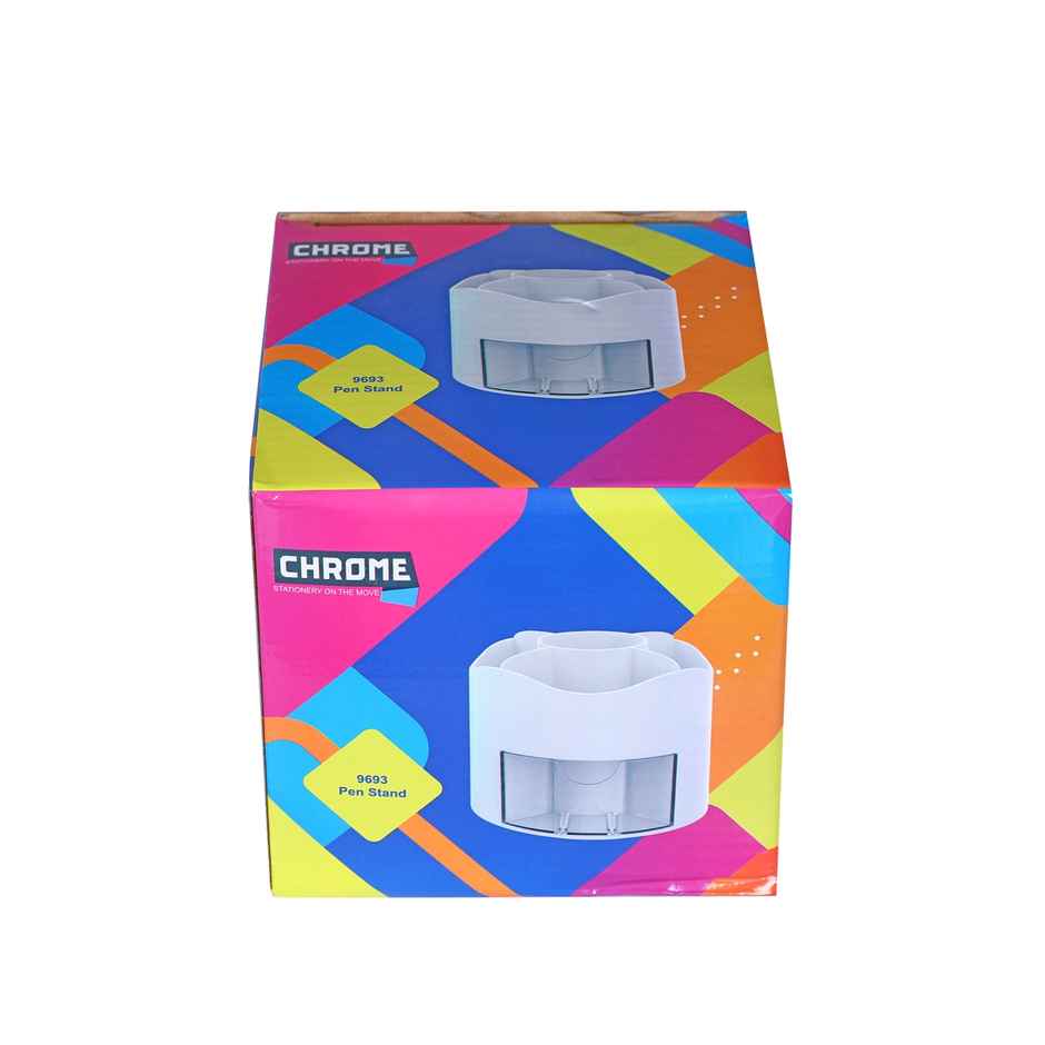 Chrome 9693Plastic Pen Stand