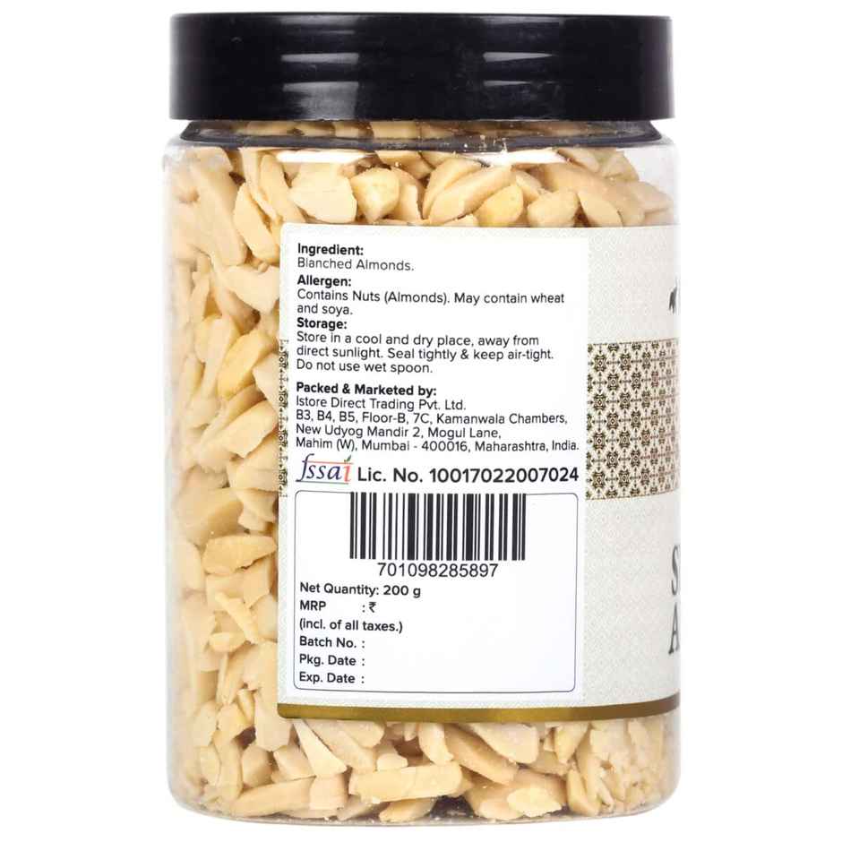 Urban Platter Blanched Slivered California Almonds