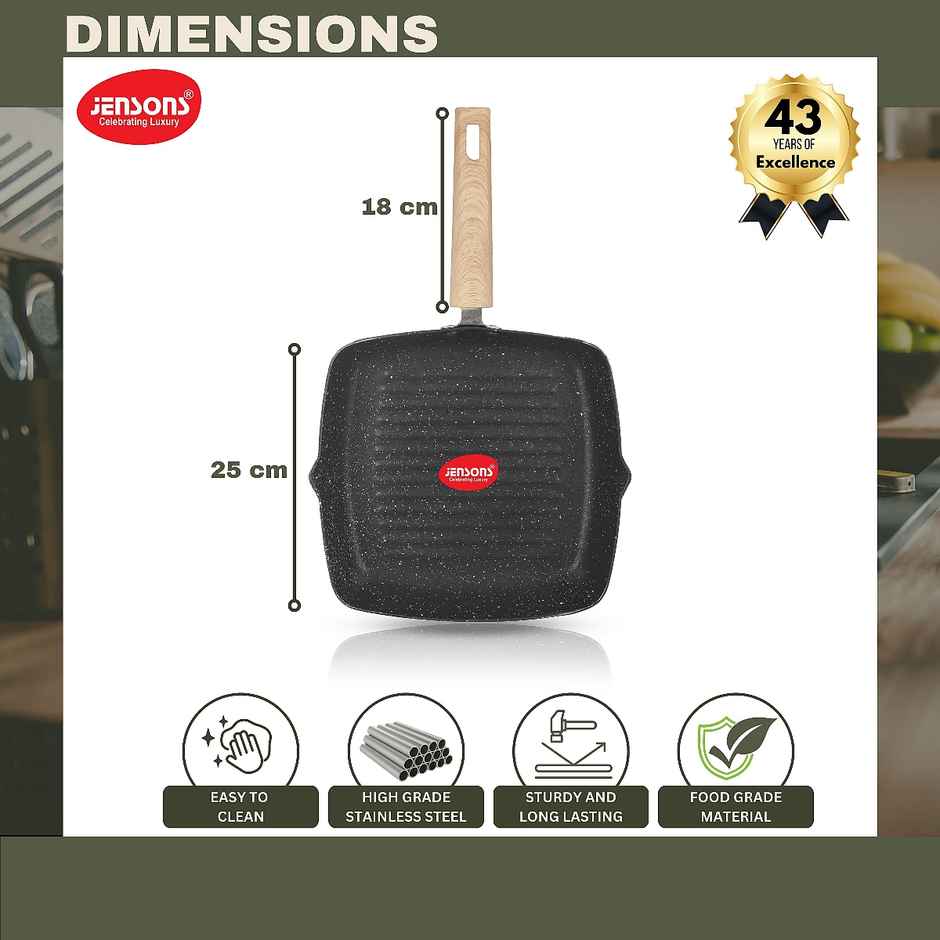 Jensons Cuisine Grill Pan 24 cm