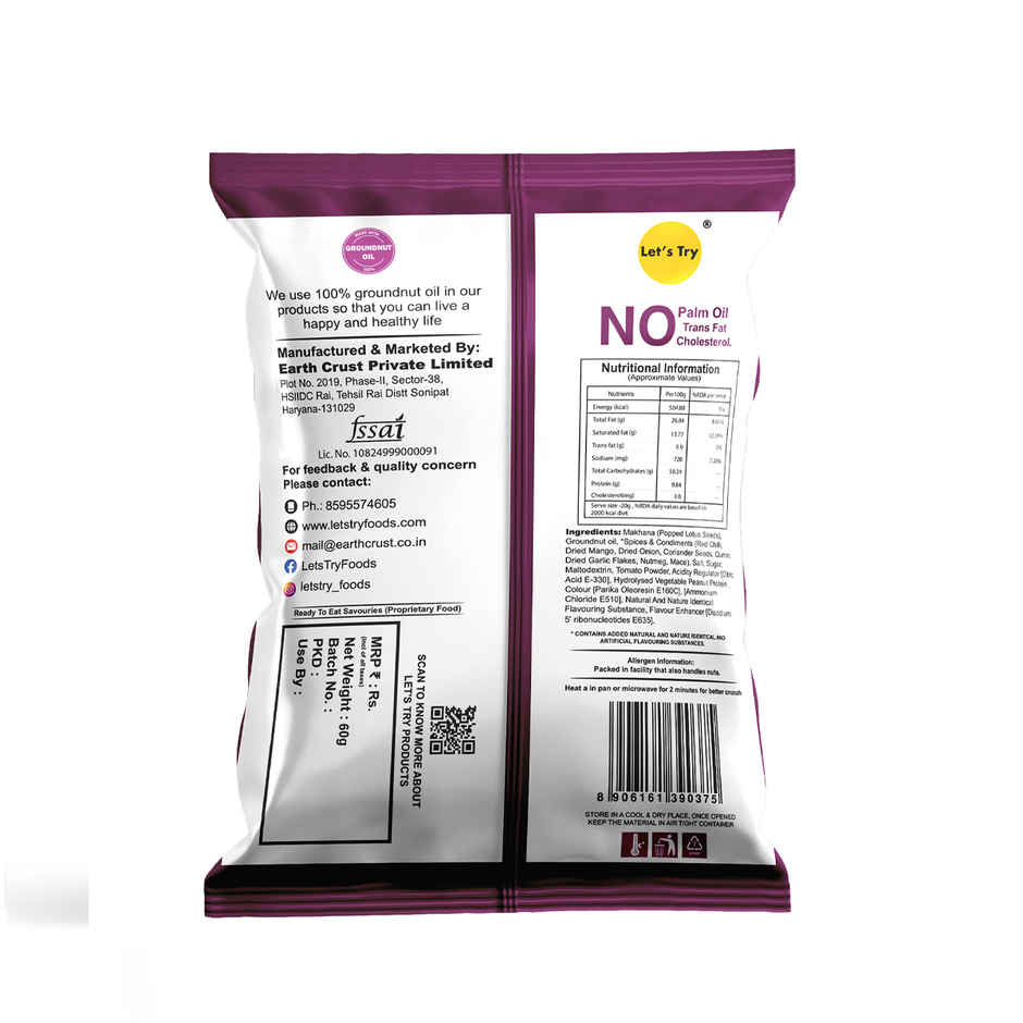 Let's Try Peri Peri Roasted Makhana