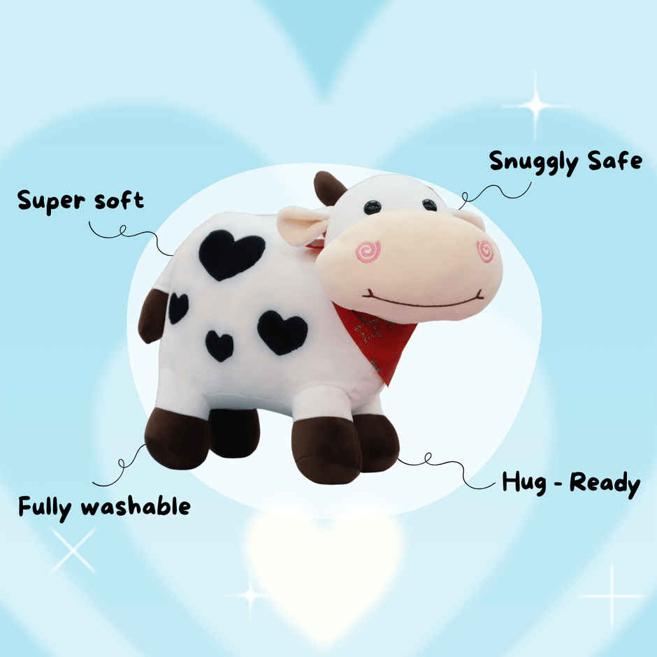 Toytales 4S Daizy Cow |38 cm | White