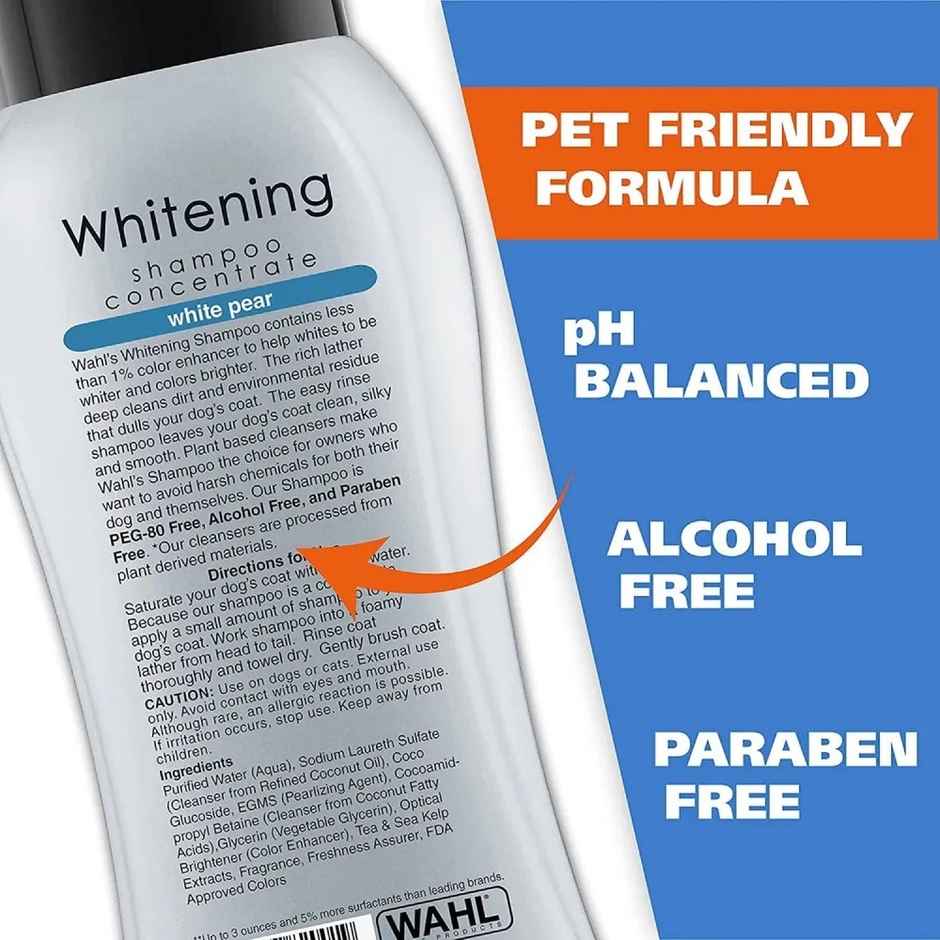 Wahl Whitening Shampoo Concentrate - White Pear