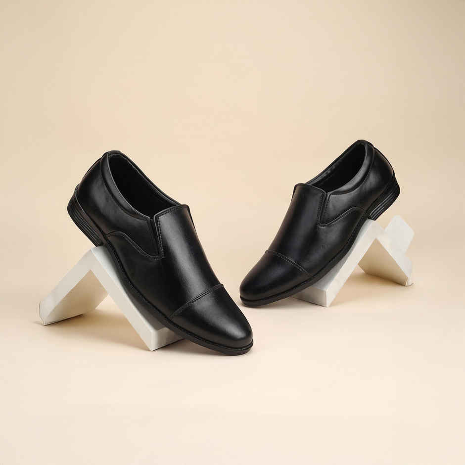 Paragon Men's Black Pvc Formal Shoes K11241G UK 6