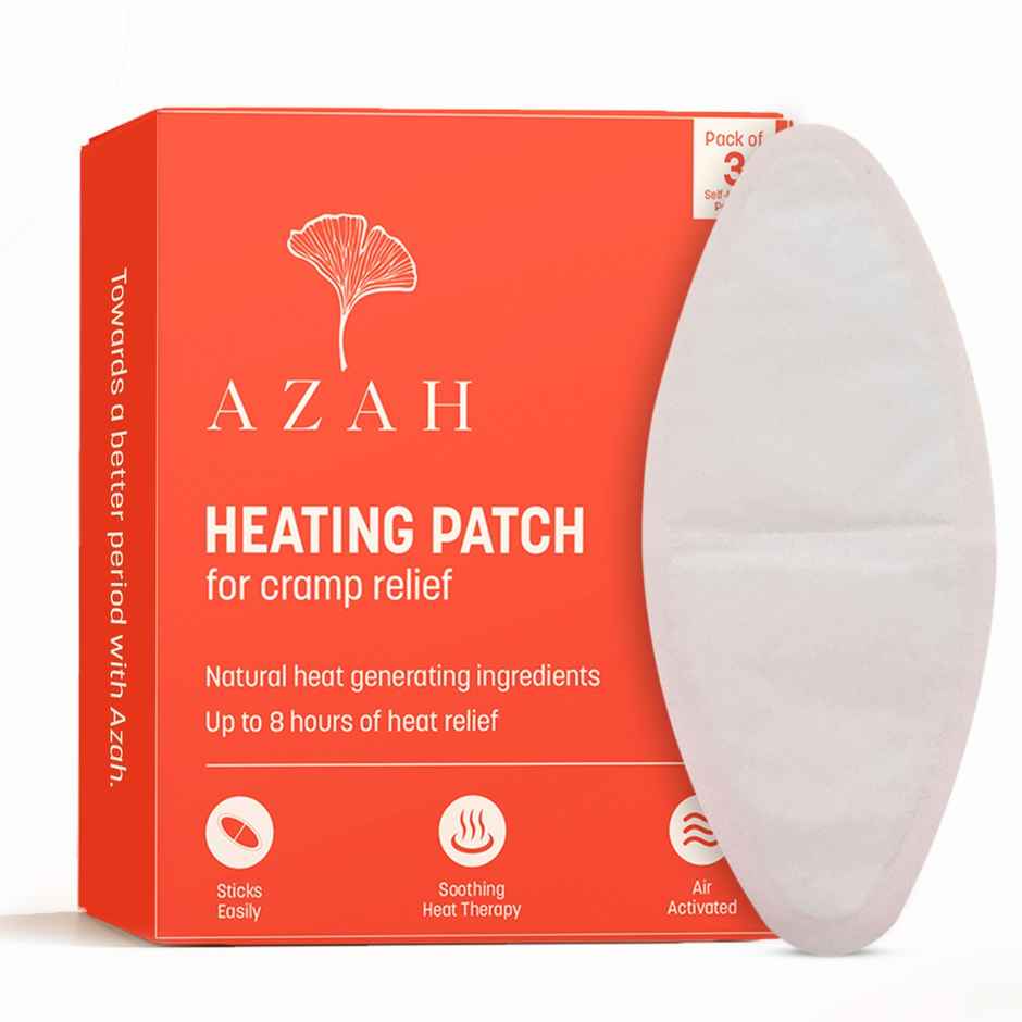 Azah Period Pain Relief Heat Patches - (Pack Of 3)