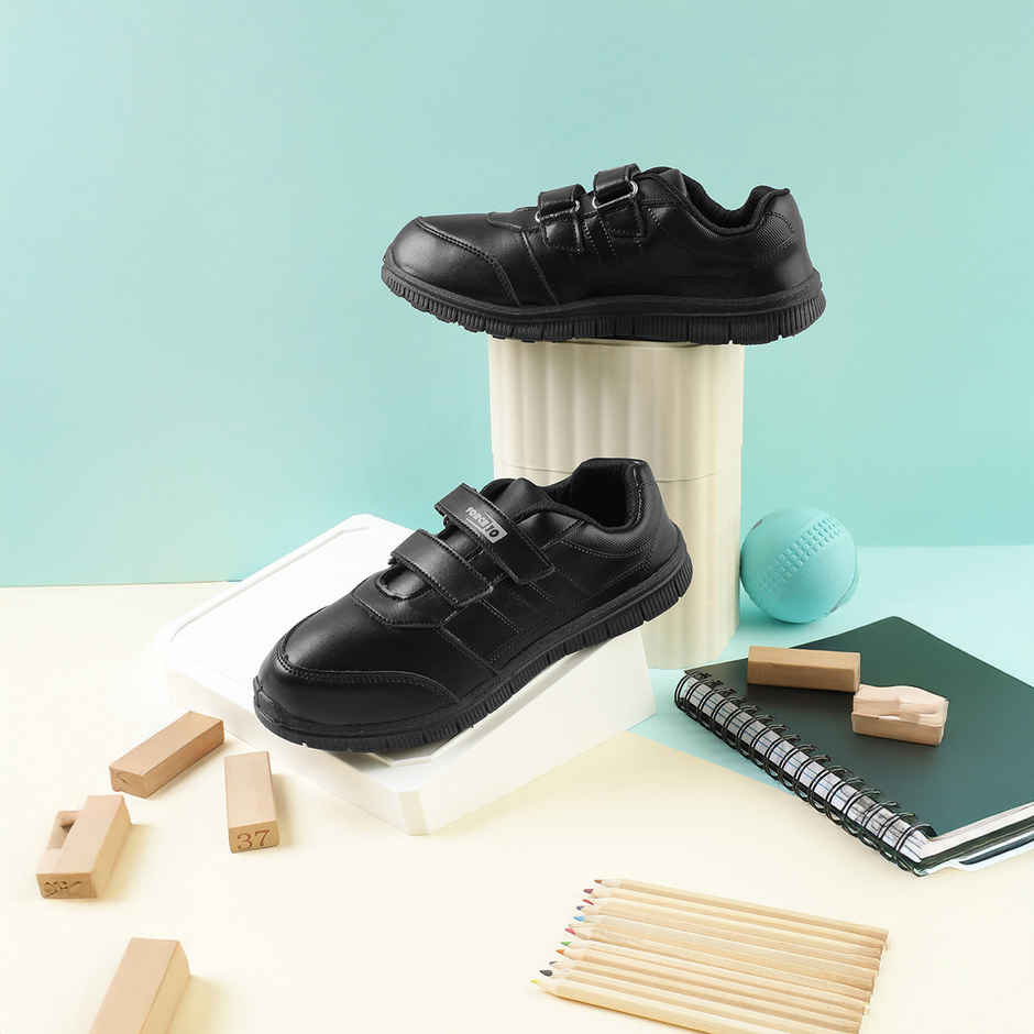 Liberty Force 10 Gola-Schv Black School Shoes For Boys (7-7.5 Years - 13C Uk)