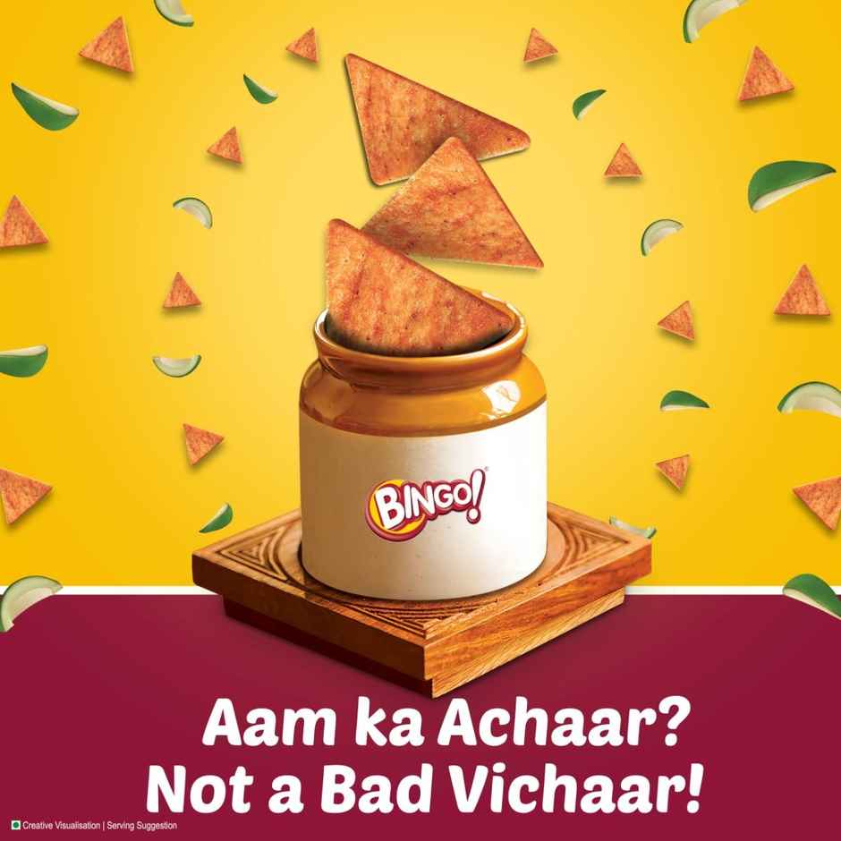 Bingo! Mad Angles Achaari Masti Crisps | Crunchy & Tasty