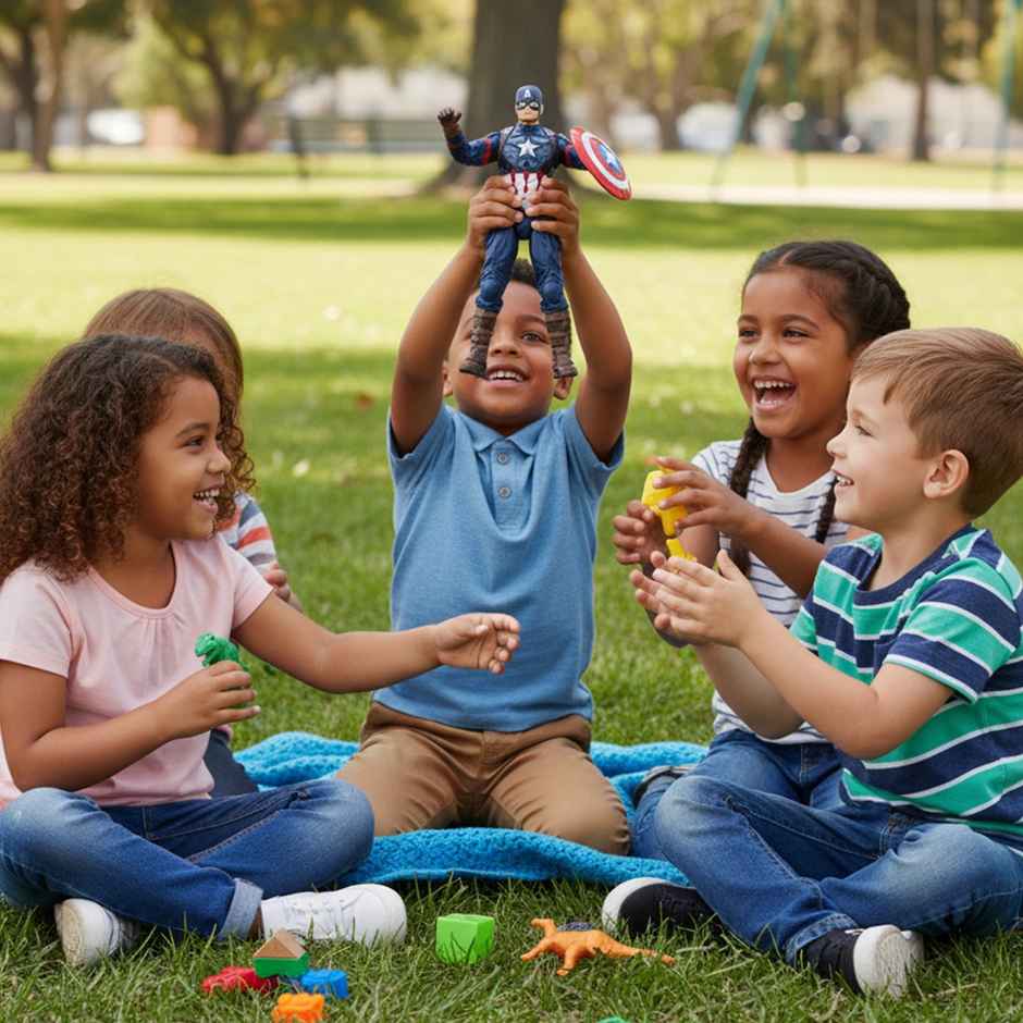 Striders Licensed Mini Captain America Figure Toy | 4 inch