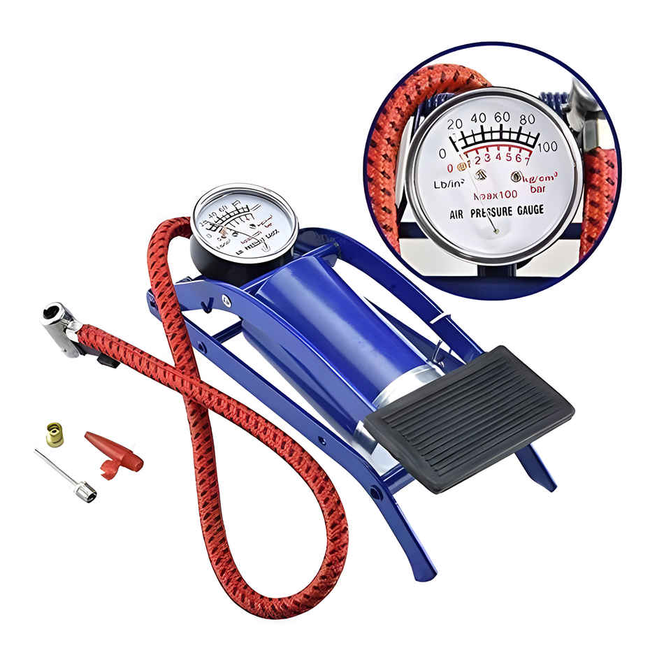 Portable Foot Air Pump for Bikes & Bicycles | Essential Gear