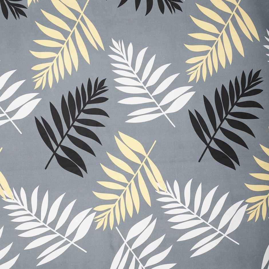 Romee Polyester Bedsheet For Double Bed With 2 Pillow Covers | Bedsheet (2.24 m x 2.41 m) | Pillow Cover (43 cm x 68 cm) - Grey