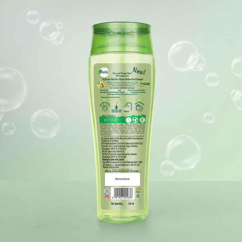 Dabur Vatika Bio Infusions Moisture Boost Shampoo