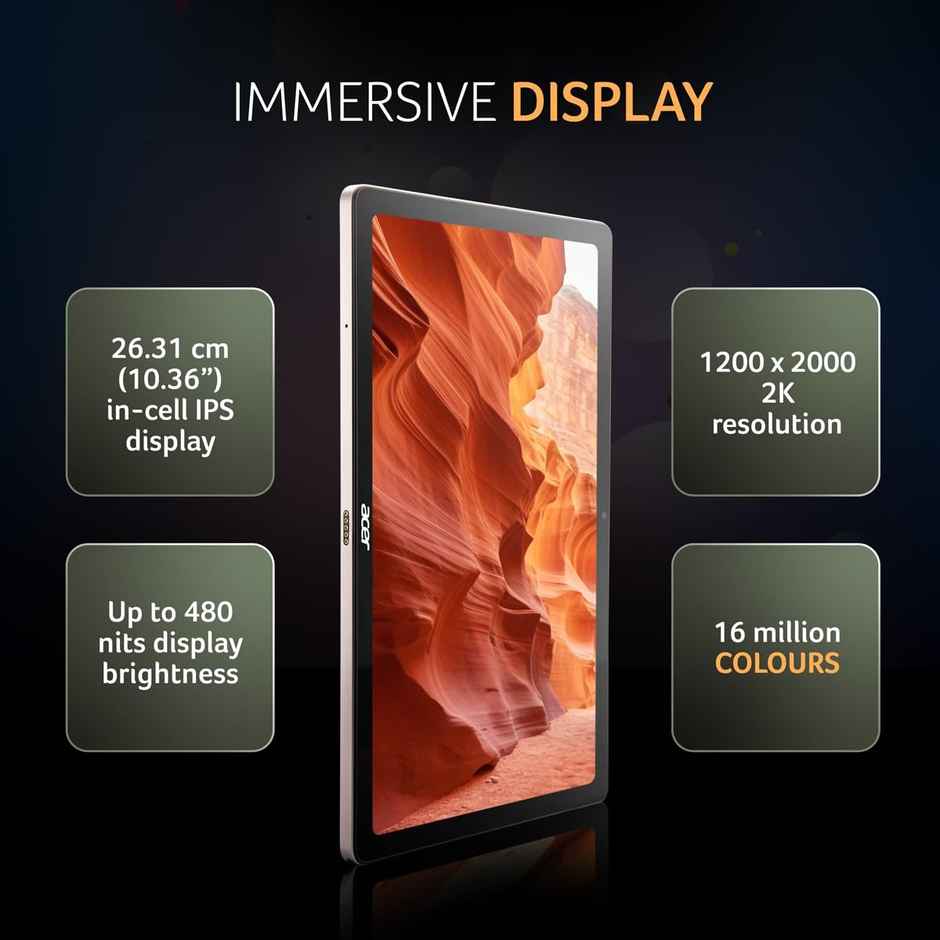 Acer Iconia Tab iM10-22 10.36 Inch | 8GB | 256GB | 7400 mAh | Gold