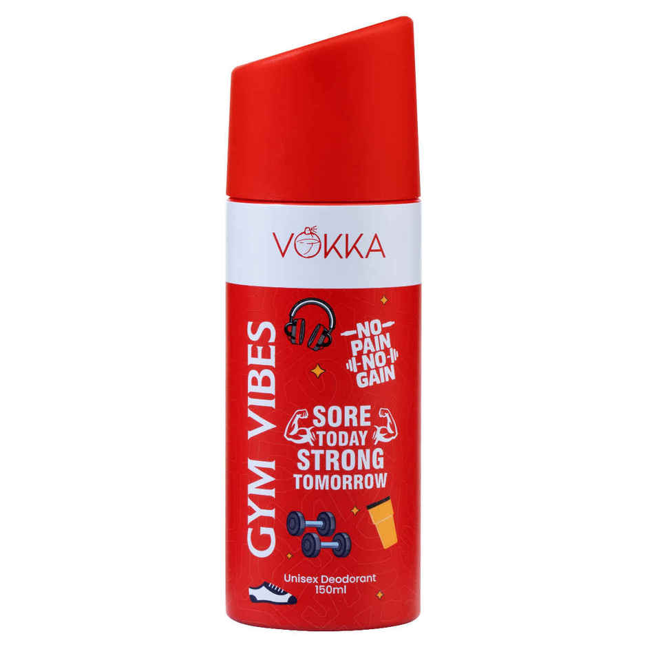 Vokka Gym Vibes Deodorant Body Spray Unisex Long Lasting