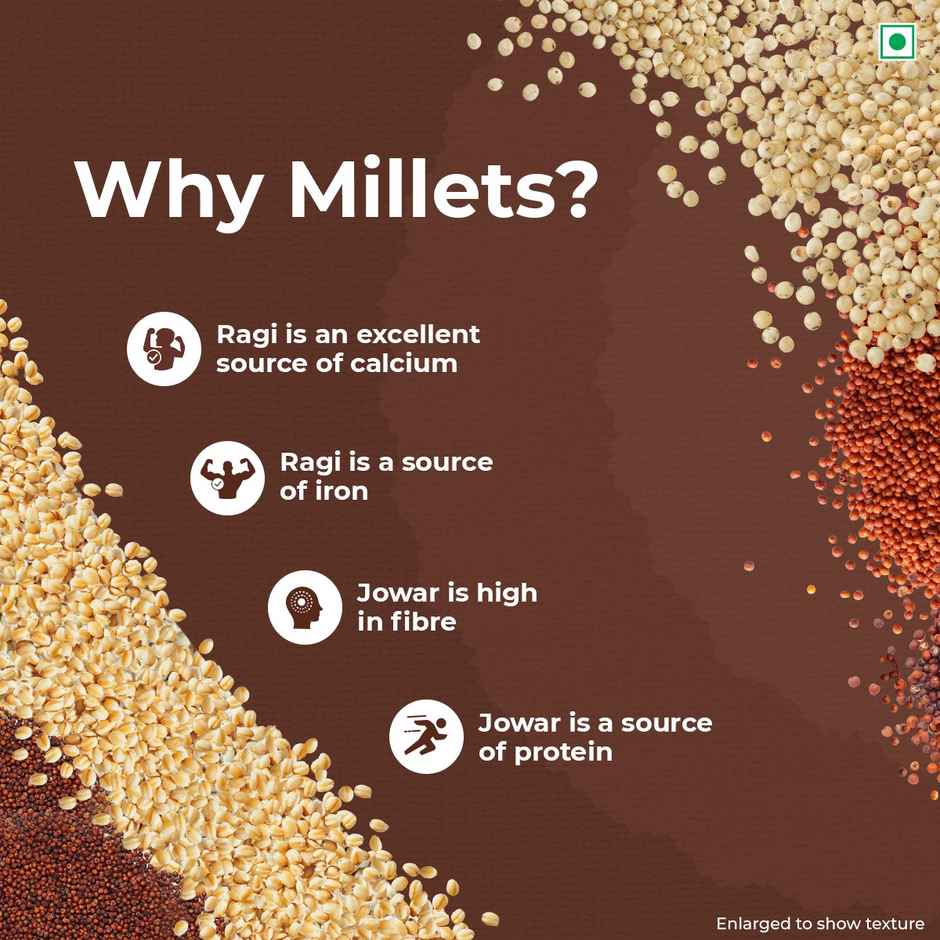 Kellogg's Choco Millet Muesli 78% Fruit, Seeds And Multigrain|Power Breakfast|No Maida No Palm Oil