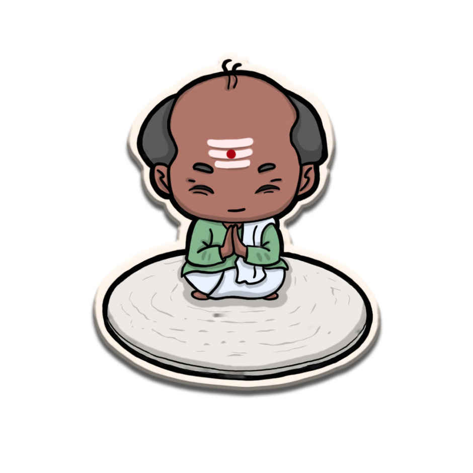 Namaskaram Fridge Magnet | Mad Over Prints