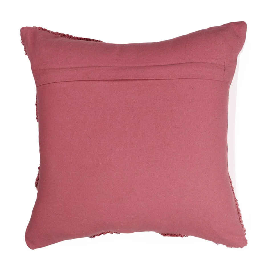 Sashaa World Cotton Cushion Cover | Rose Pink