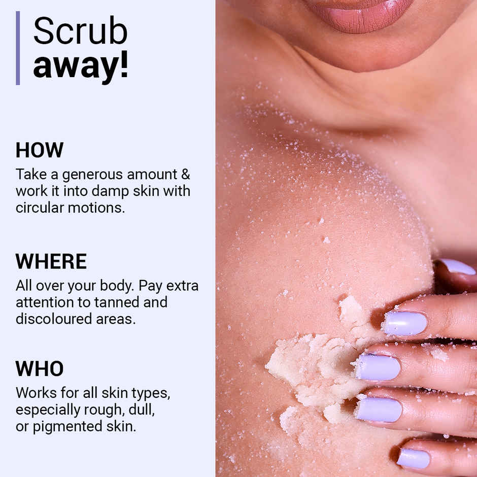 SEREKO Body Scrub for Detan & Smoother Skin | With Vitamin C, Epsom Salt & Coconut Oil
