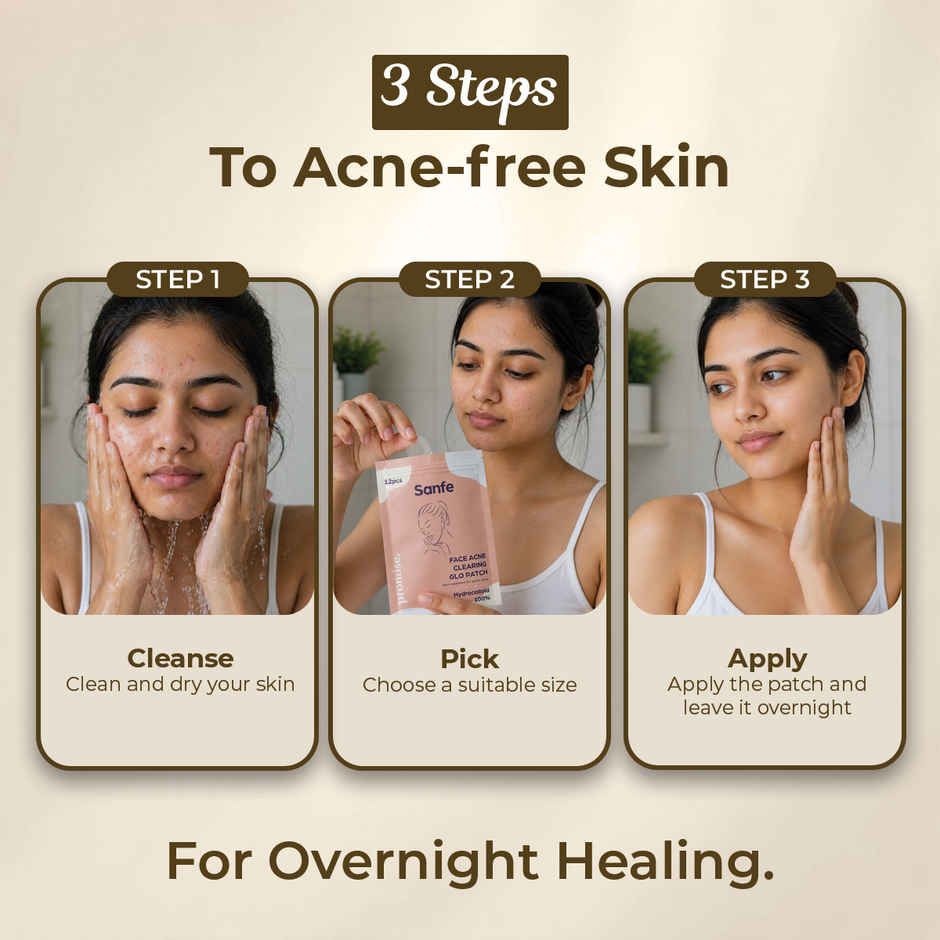 Sanfe Pimple Patches Fast-Acting Overnight Acne Patch