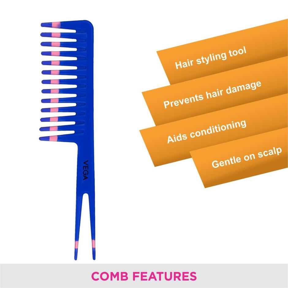 VEGA Colouring Comb for Prevent Hair Damage|Hair Styling Tool|Man and Women |1270