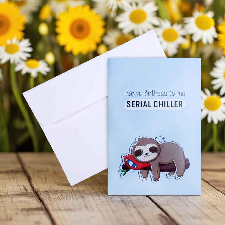Itsy Bitsy Greeting Card & Envelope Birthday Chiller 4 x 6 Inch 2 Pc Pb Lb