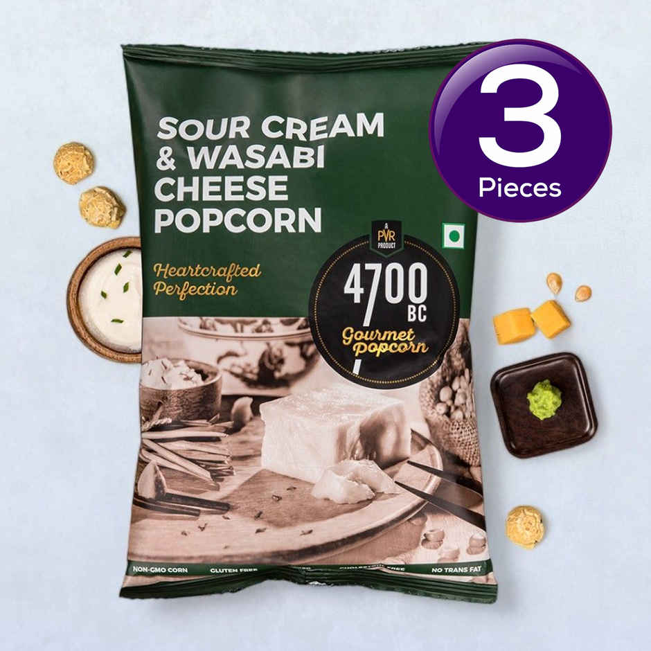 4700BC Popcorn Sour Cream And Wasabi Cheese Pouch Combo