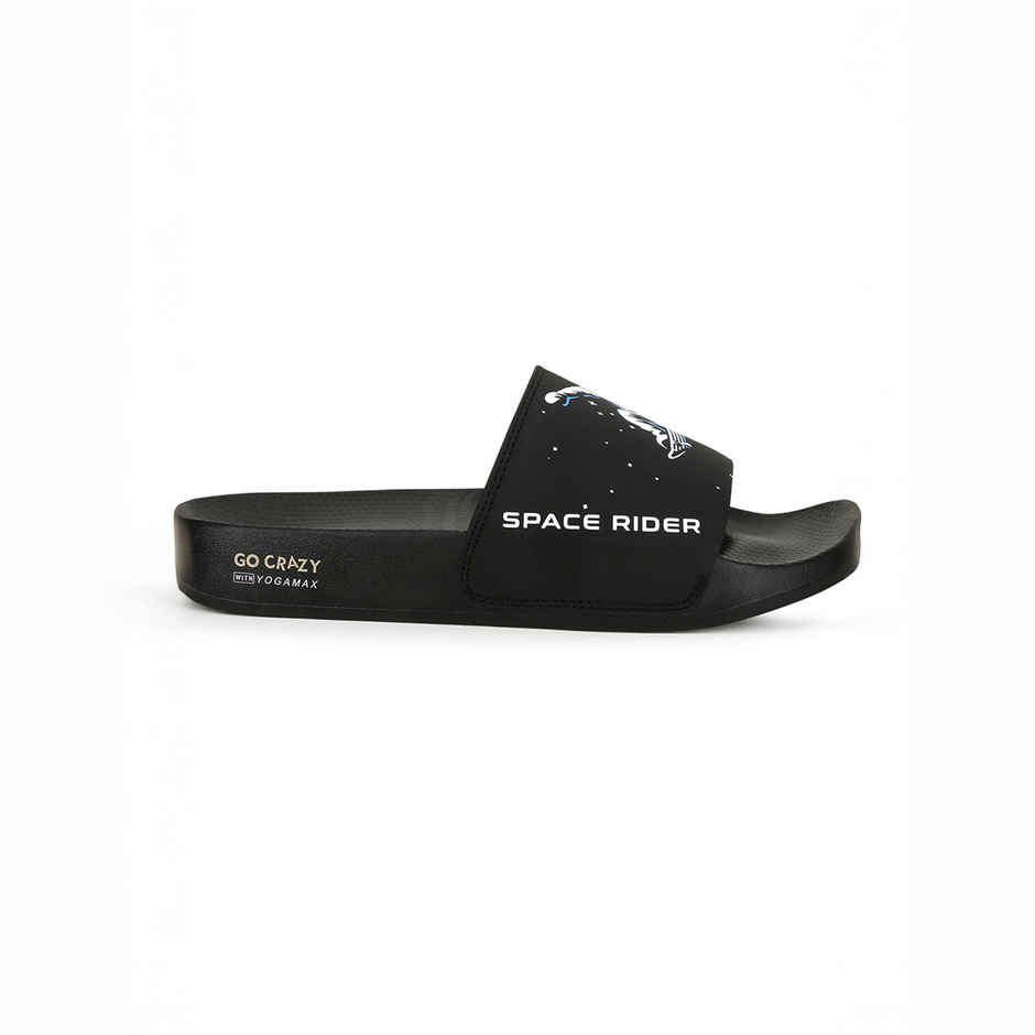 Campus Men's Space Rider Slides | Black | UK8