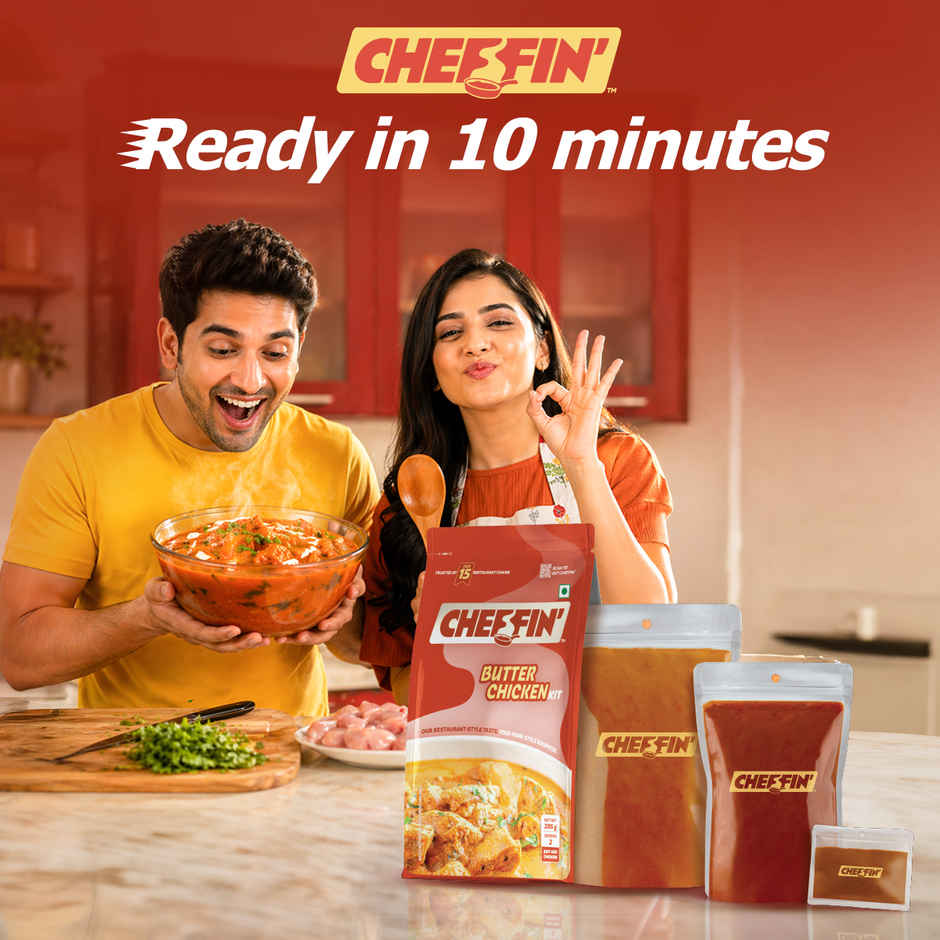 Cheffin' Ready to Cook Butter Chicken | Add Fresh Chicken | Indian Curry | 10 Min