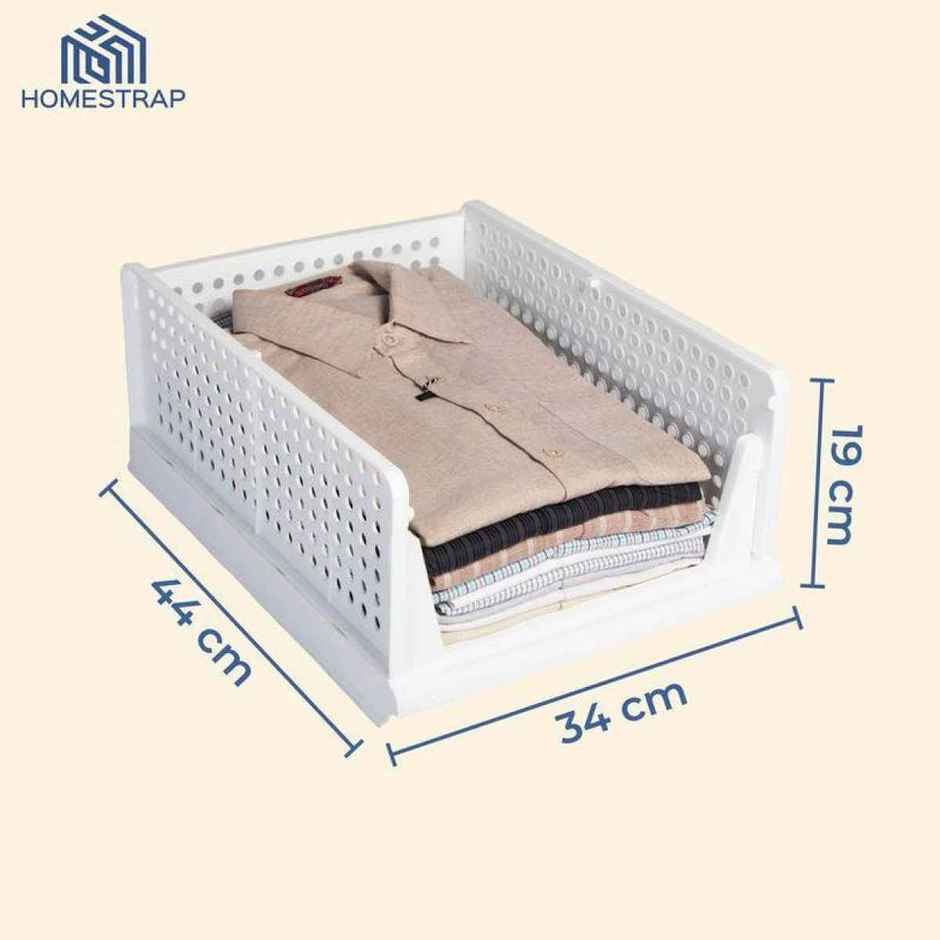 Homestrap Stack It Up Stackable Cloth Organizer